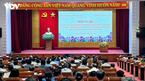 Tập huấn, trao đổi kinh nghiệm Ban Chỉ đạo 35 các tỉnh ủy, thành ủy, đảng ủy trực thuộc Trung ương
