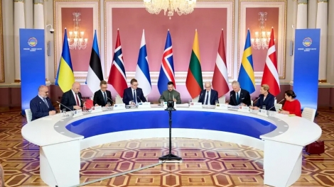Los países nórdicos y bálticos se comprometen a brindar apoyo integral a Ucrania