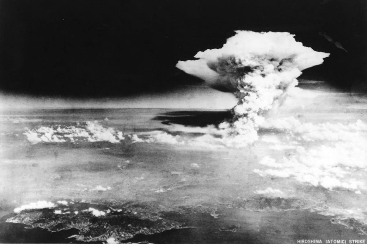 Mây nấm tại thành phố Hiroshima (Nhật Bản) khi bị Mỹ ném bom nguyên tử vào ngày 6/8/1945. Ảnh tư liệu: REUTERS