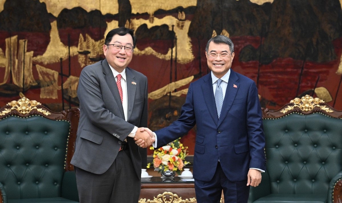 Thủ tướng Lê Minh Hưng tiếp Đại sứ Malaysia Tan Yang Thai tới chào từ biệt nhân kết thúc nhiệm kỳ công tác. Ảnh: Lại Hoa/VOV