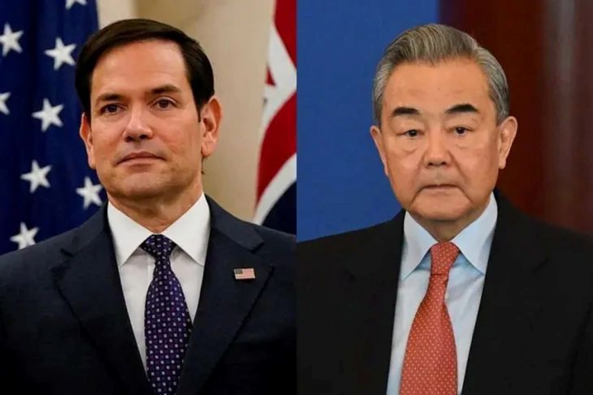 Menteri Luar Negeri AS Marco Rubio (kiri) dan Menteri Luar Negeri Tiongkok Wang Yi - Foto: REUTERS, AFP