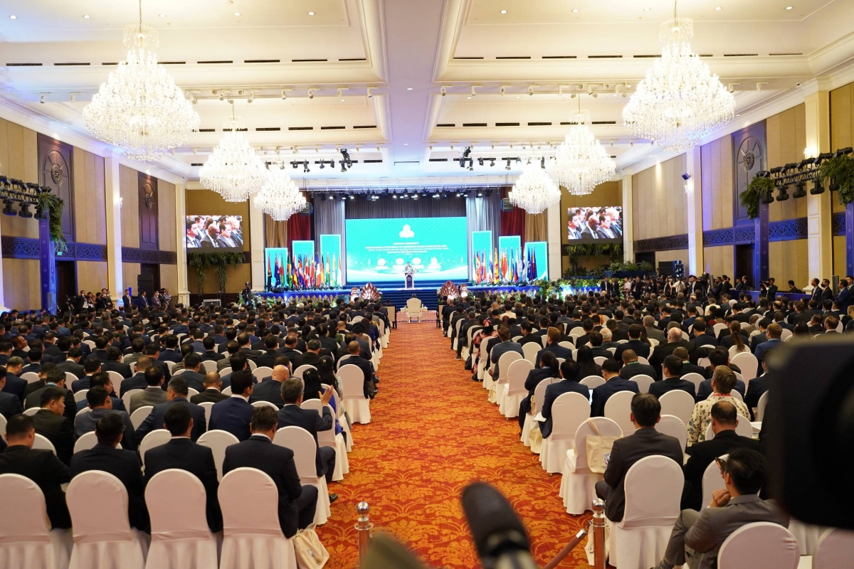  Quang cảnh hội nghị. Ảnh: VOV-Phnom Penh