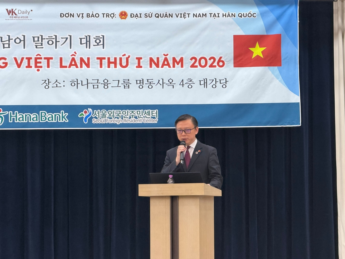 Chủ tịch Tổng hội Người Việt Nam tại Hàn Quốc Đào Tuấn Hùng.