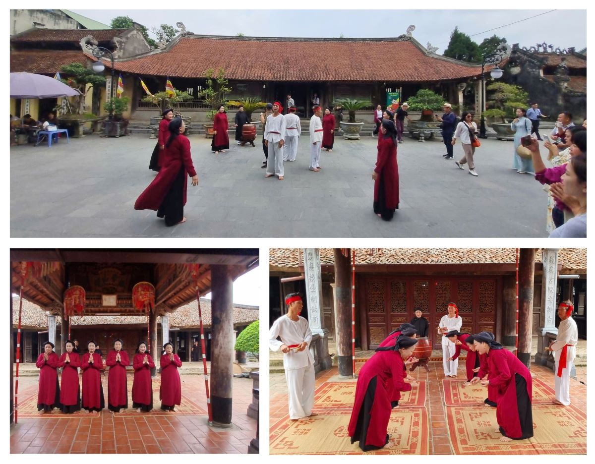 หมู่บ้านซวานโบราณ ในจังหวัดฟู้เถาะเตรียมพร้อมจัดงานเทศกาลวิหารหุ่ง