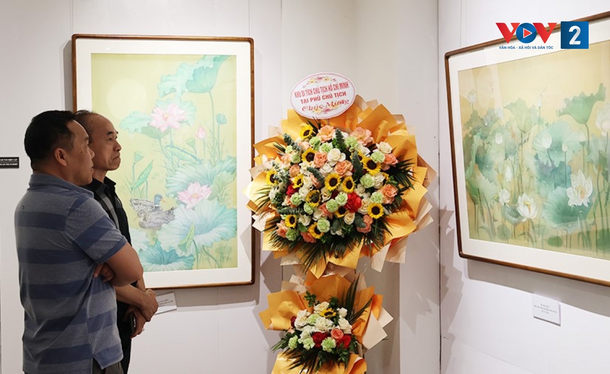 Eröffnung der Kunstausstellung zum Geburtstag von Präsident Ho Chi Minh