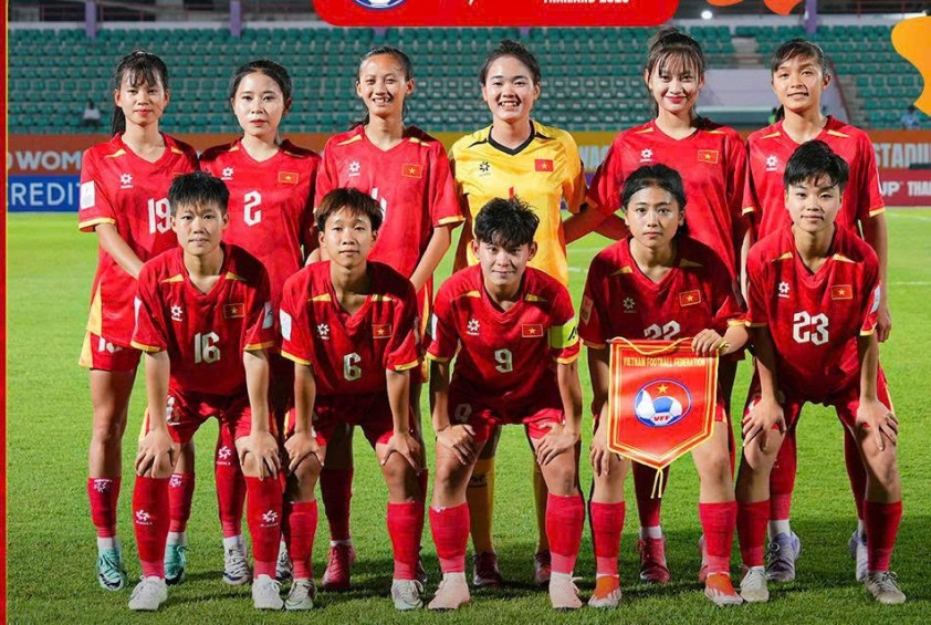 Die vietnamesische U20-Frauenfußballmannschaft erreicht das Viertelfinale der U20-Asienmeisterschaft