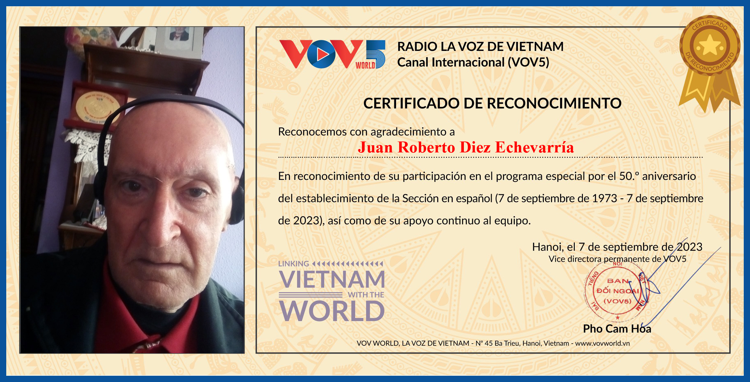 Cita de Correspondencia del 25 de abril de 2026