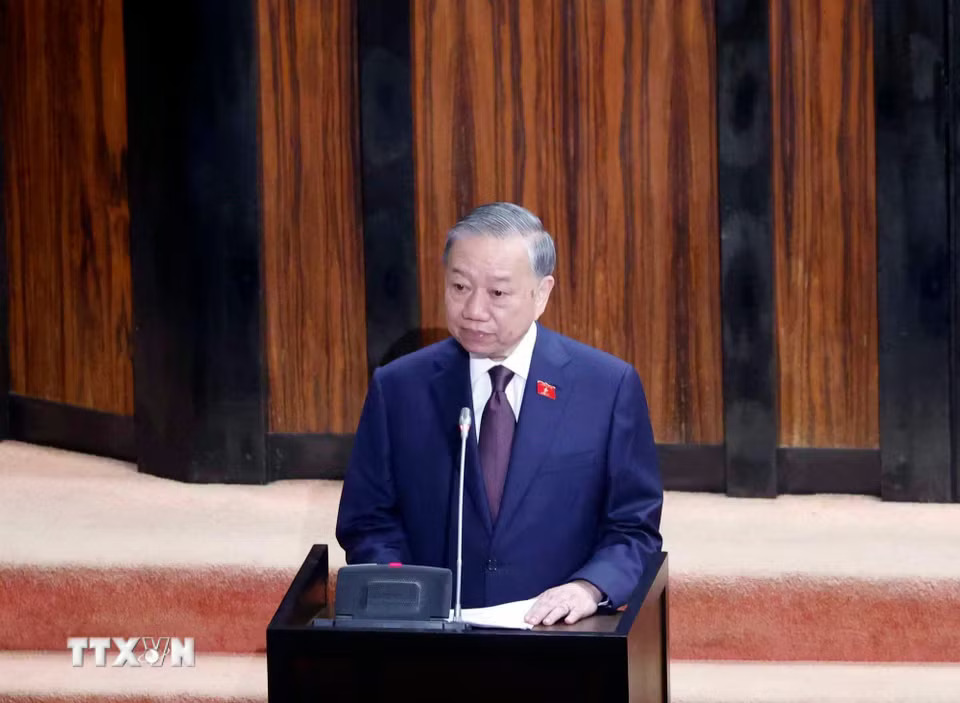 Tô Lâm prononce un discours important devant le Parlement sri-lankais