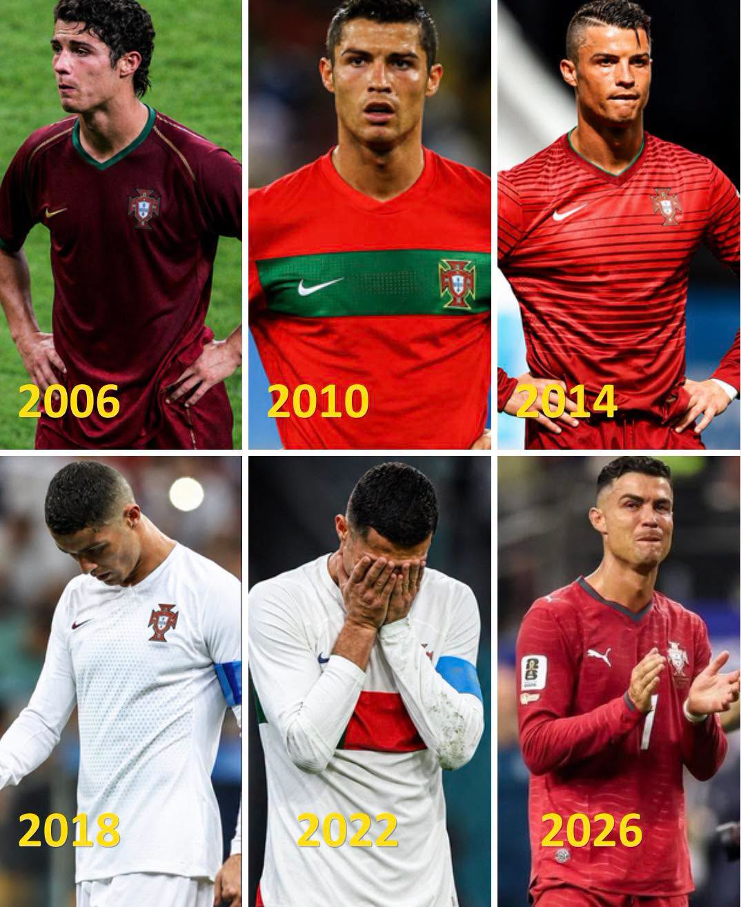 Cristiano Ronaldo pone fin a su trayectoria mundialista