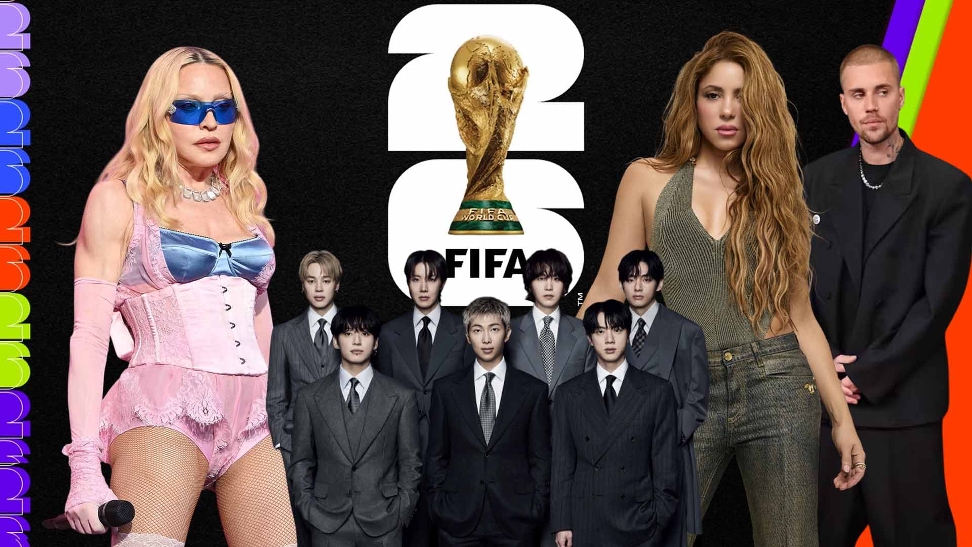 BTS·저스틴 비버·마돈나·샤키라, 2026 월드컵 결승전 하프타임 쇼 연합 공연 출연
