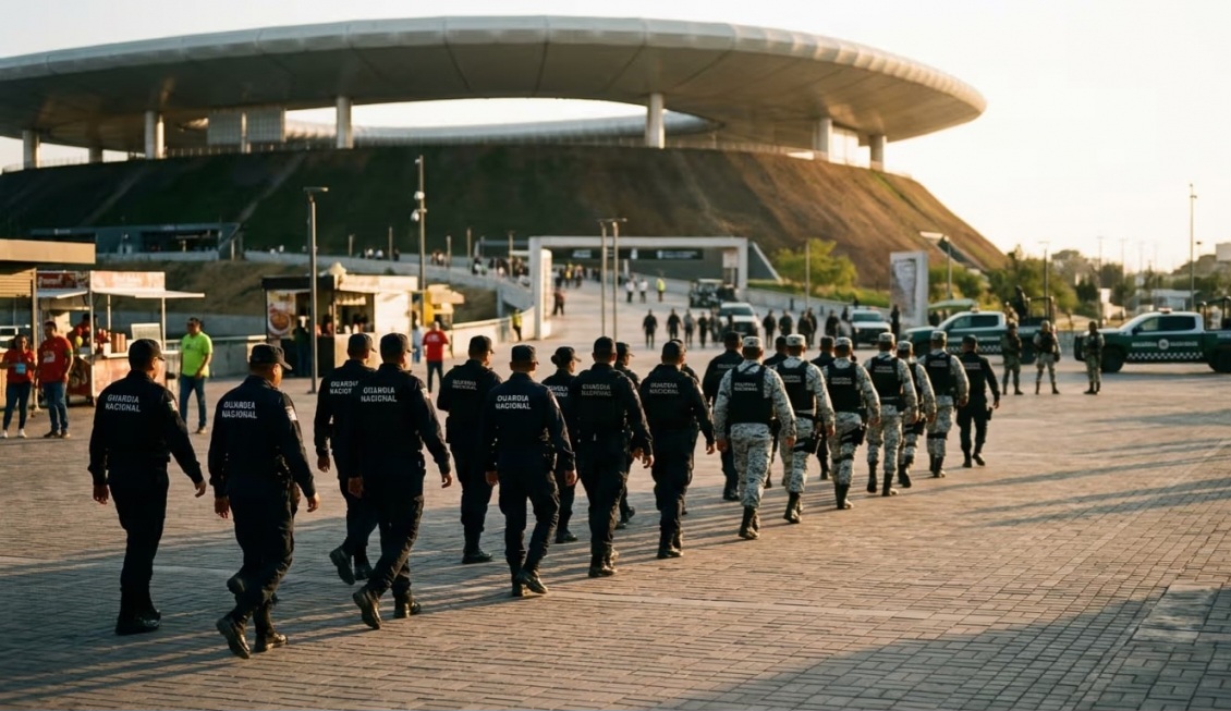 México refuerza la seguridad antes del partido contra Inglaterra en el Mundial de 2026