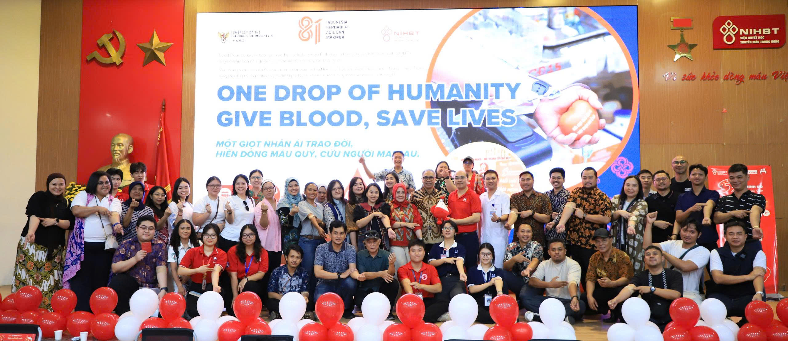 Komunitas Warga Indonesia di Hanoi Gelar Donor Darah, Sebarkan Semangat Kepedulian dan Solidaritas