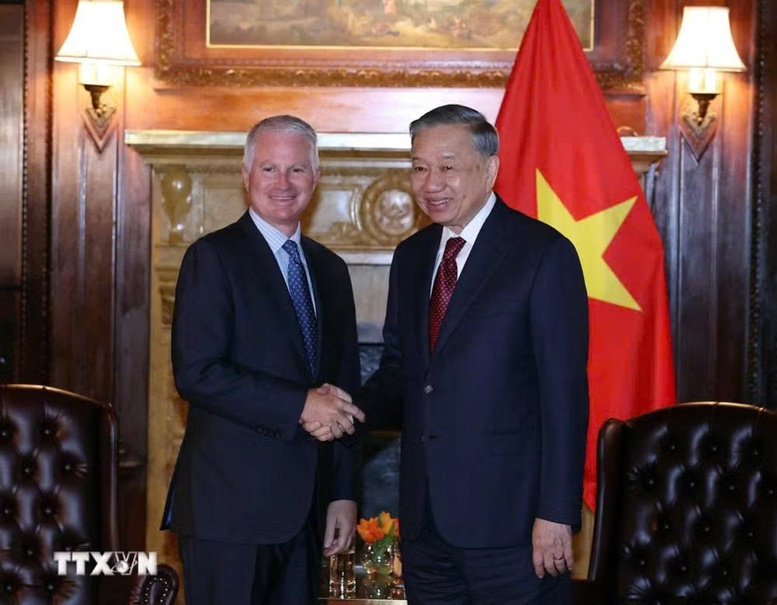 អគ្គលេខាបក្ស ប្រធានរដ្ឋ លោកតូ ឡឹម ប្រាថ្នាចង់ឱ្យបណ្តាសាជីវកម្មរបស់អាមេរិកពង្រីកការវិនិយោគនិងកិច្ចសហប្រតិបត្តិការនៅវៀតណាម