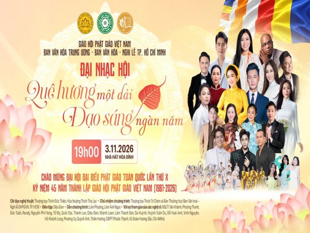 Kunstprogramm anlässlich des 45. Gründungstags des vietnamesischen buddhistischen Verbands