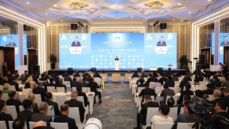 Toàn cảnh phiên khai mạc Diễn đàn Tương lai ASEAN (AFF) 2026. Ảnh: Lại Hoa/VOV