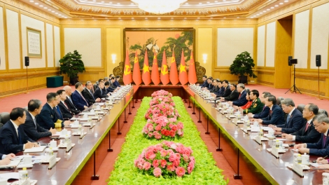 Terus Memperdalam Kemitraan dan Kerja Sama Strategis Komprehensif Vietnam-Tiongkok