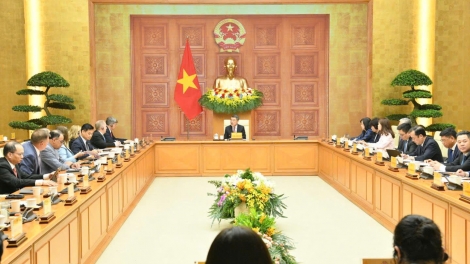 レー・ミン・フン首相　米国の主要企業52社の代表団と会見