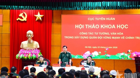 Hội thảo “Công tác tư tưởng, văn hóa trong xây dựng Quân đội vững mạnh về chính trị”