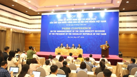 Công bố Quyết định đặc xá cho gần 10.000 phạm nhân đang chấp hành án phạt tù
