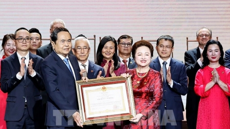 Chủ tịch Quốc hội Trần Thanh Mẫn: Tập đoàn BRG đưa sản phẩm OCOP, thương hiệu Việt vươn tầm thế giới