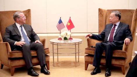 General Secretary and President receives leaders of major US corporations