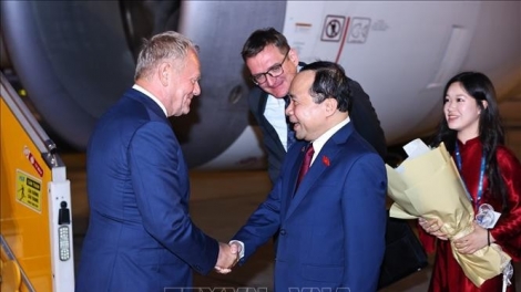 Thủ tướng Ba Lan Donald Tusk đến Hà Nội, thăm chính thức Việt Nam