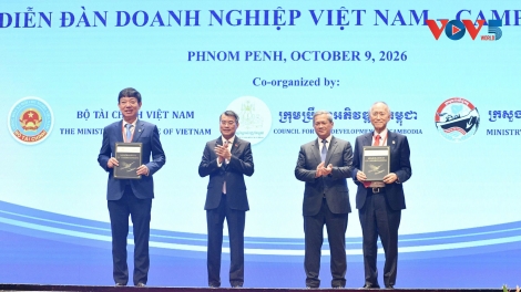 ຫວຽດ​ນາມ - ກຳ​ປູ​ເຈຍ ເຫັນ​ດີ​ເປັນ​ເອ​ກະ​ພາບ​ສູ້​ຊົນ​ນຳ​ວົງ​ເງິນ​ການ​ຄ້າ​ສອງ​ສົ້ນ​ຂຶ້ນ​ເປັນ 20 ຕື້ USD