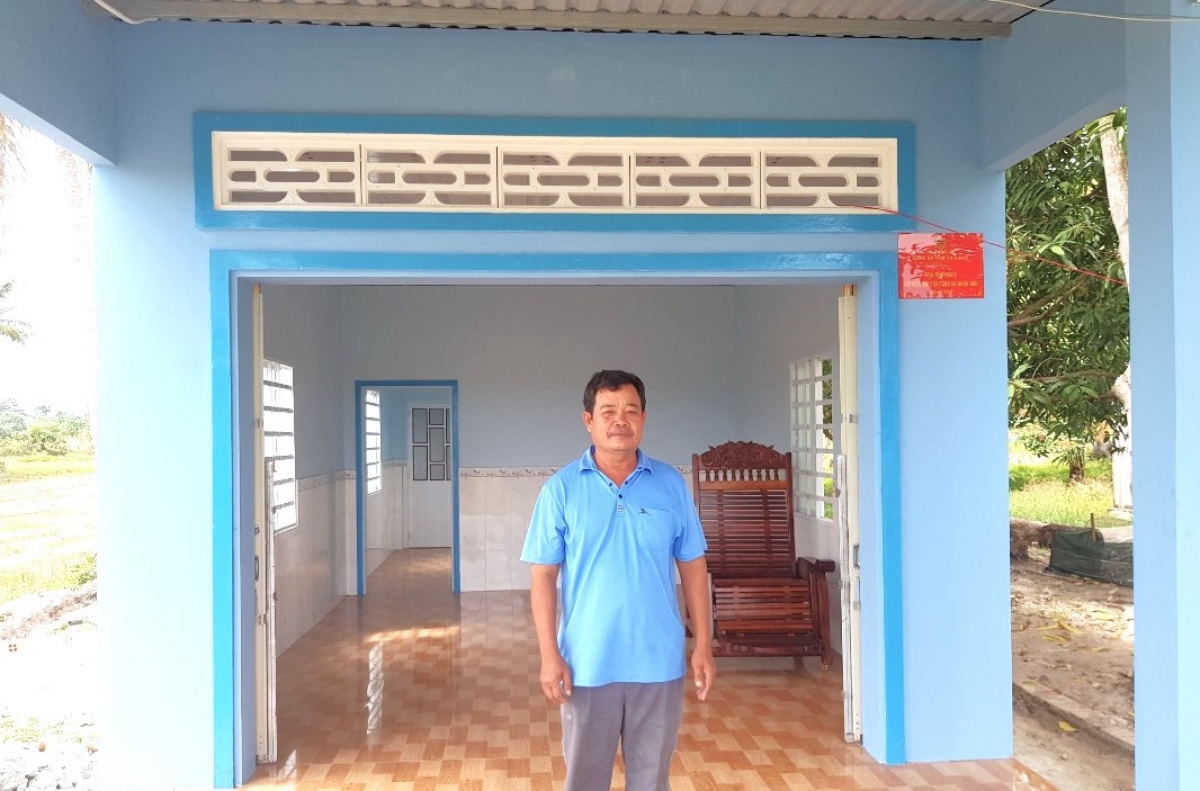 Chau Liet mendapat rumah baru dengan dukungan Negara (Foto: Ngoc Anh/VOV5)