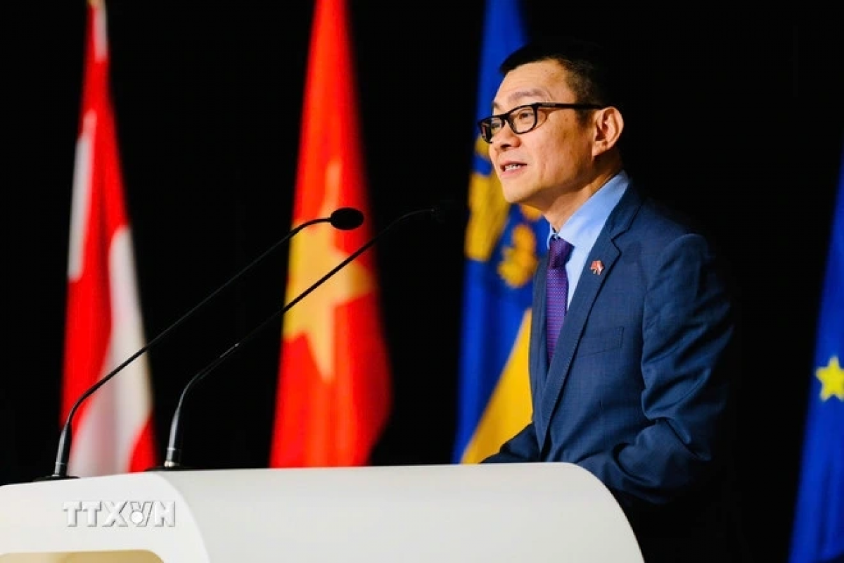 Der vietnamesische Botschafter in Österreich Vu Le Thai Hoang. (Foto: VNA)