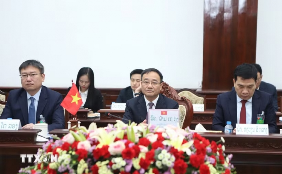 Thượng tướng Phạm Thế Tùng, Ủy viên Trung ương Đảng, Thứ trưởng Bộ Công an, dự Hội nghị. Ảnh: Xuân Tú/TTXVN