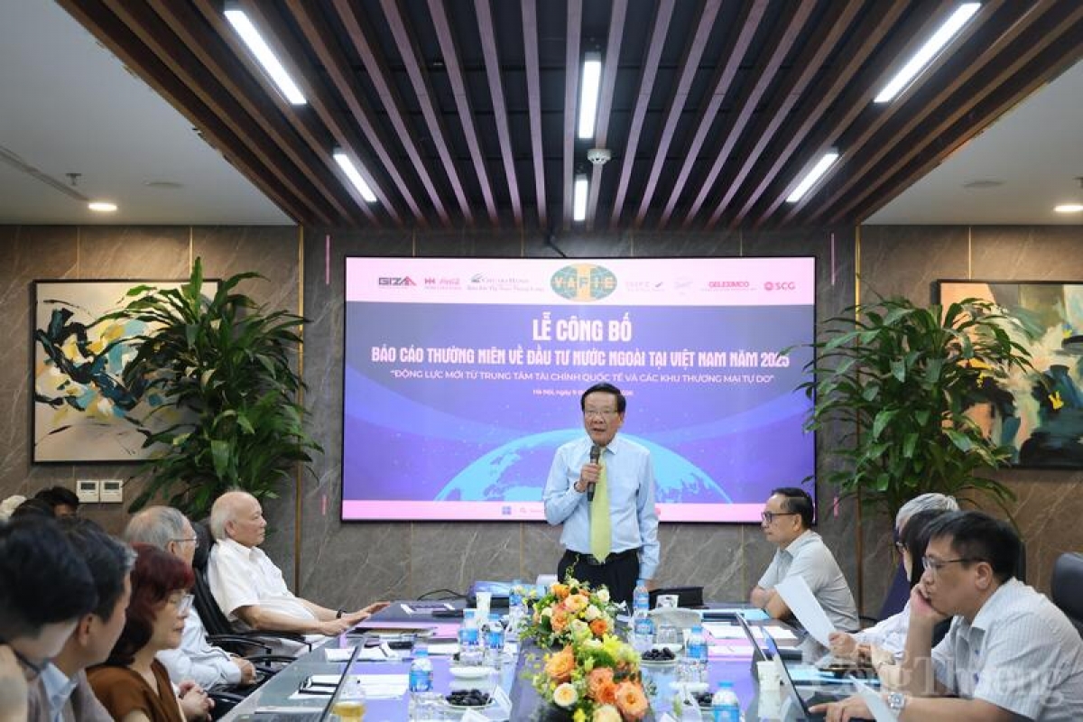 VAFIE secara resmi merilis Laporan Tahunan FDI Vietnam Tahun 2025. Foto:<a href="http://congthuong.vn/" target="_blank">congthuong.vn</a>