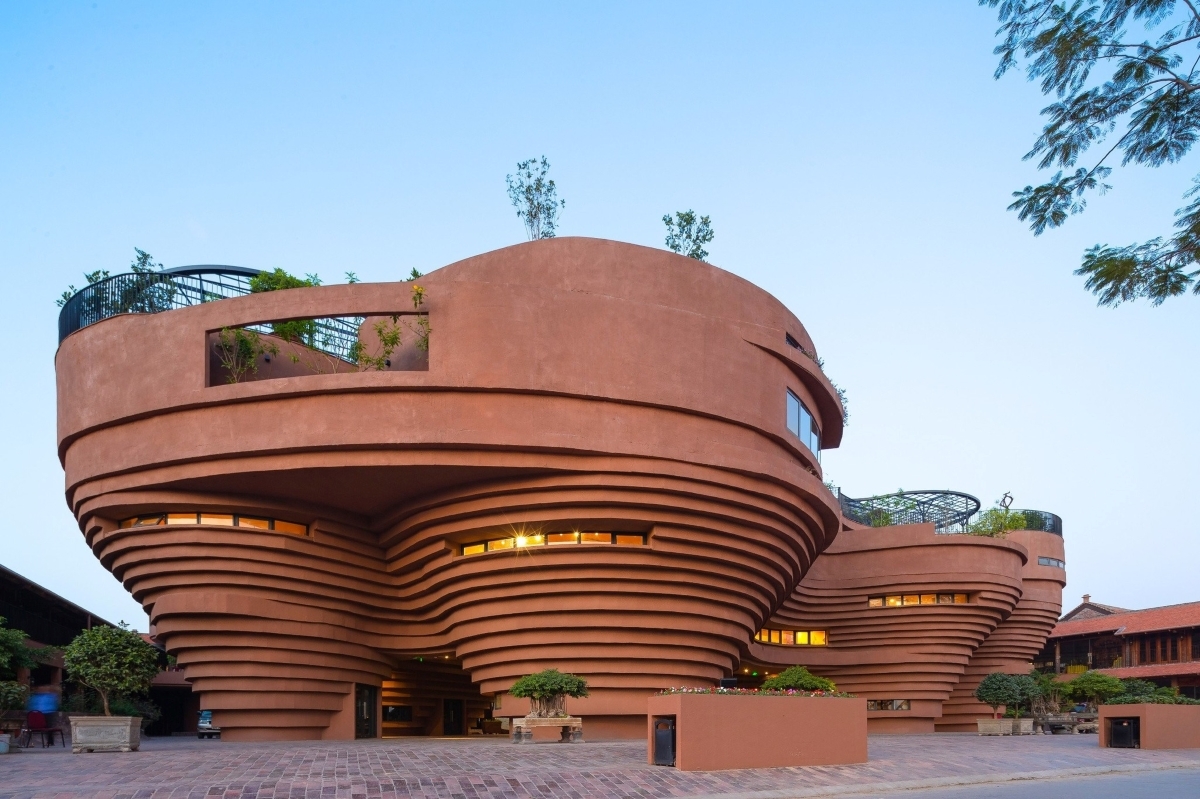 Die einzigartige Architektur des Keramikmuseums Bat Trang. (Foto: baovanhoa.vn)