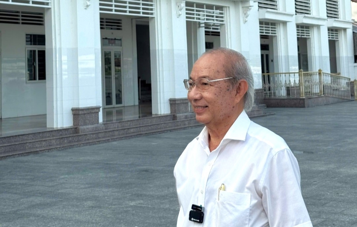 L'enseignant émérite Nguyên Huy Diêm. Photo: VOV