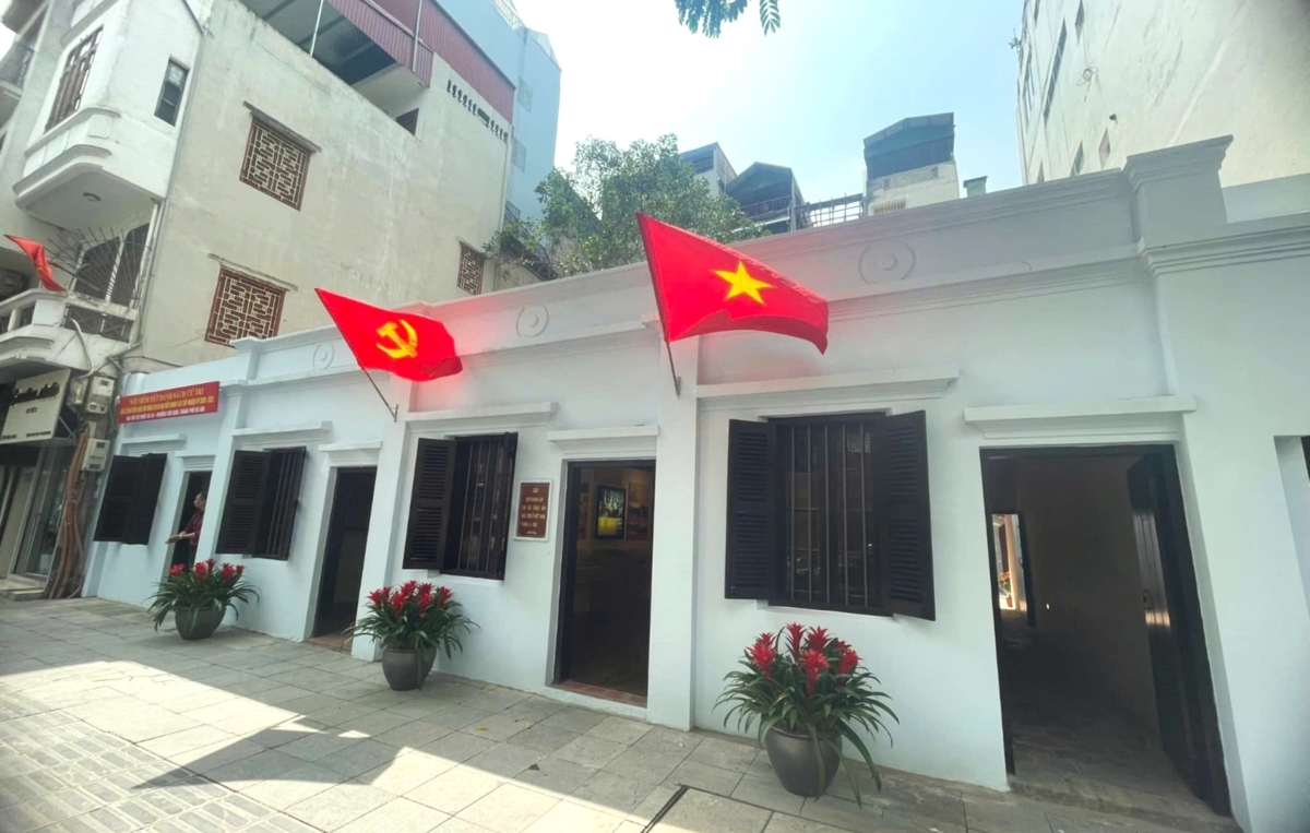 The house 5D in Ham Long street, Hanoi is the birthplace of the first Communist Party cell in Vietnam. (Photo: Kim Lieu-VOV5)