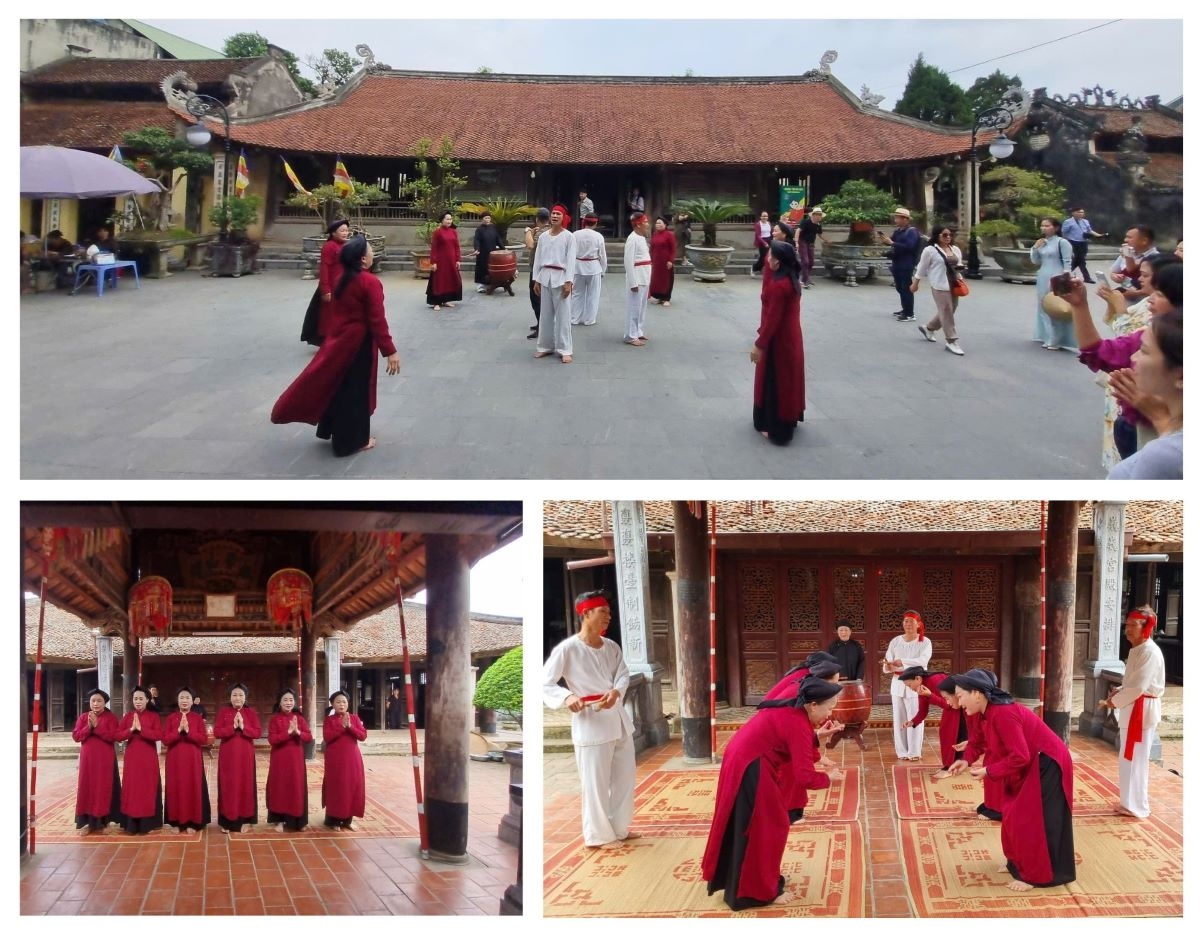 富寿省安泰坊春歌歌手表演传统的舞蹈：VOV