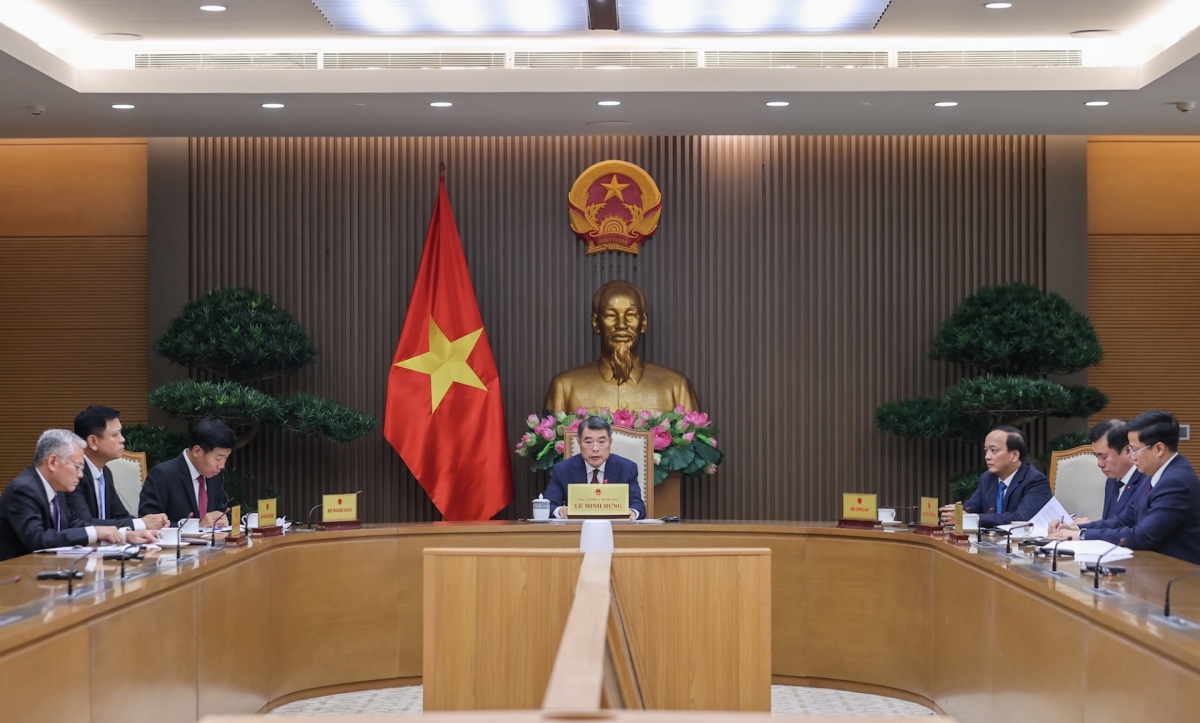 The two Prime Ministers agree to continue strengthening political trust and promote exchanges of delegations, and high-level and other contacts. (Photo: Lai Hoa/VOV)