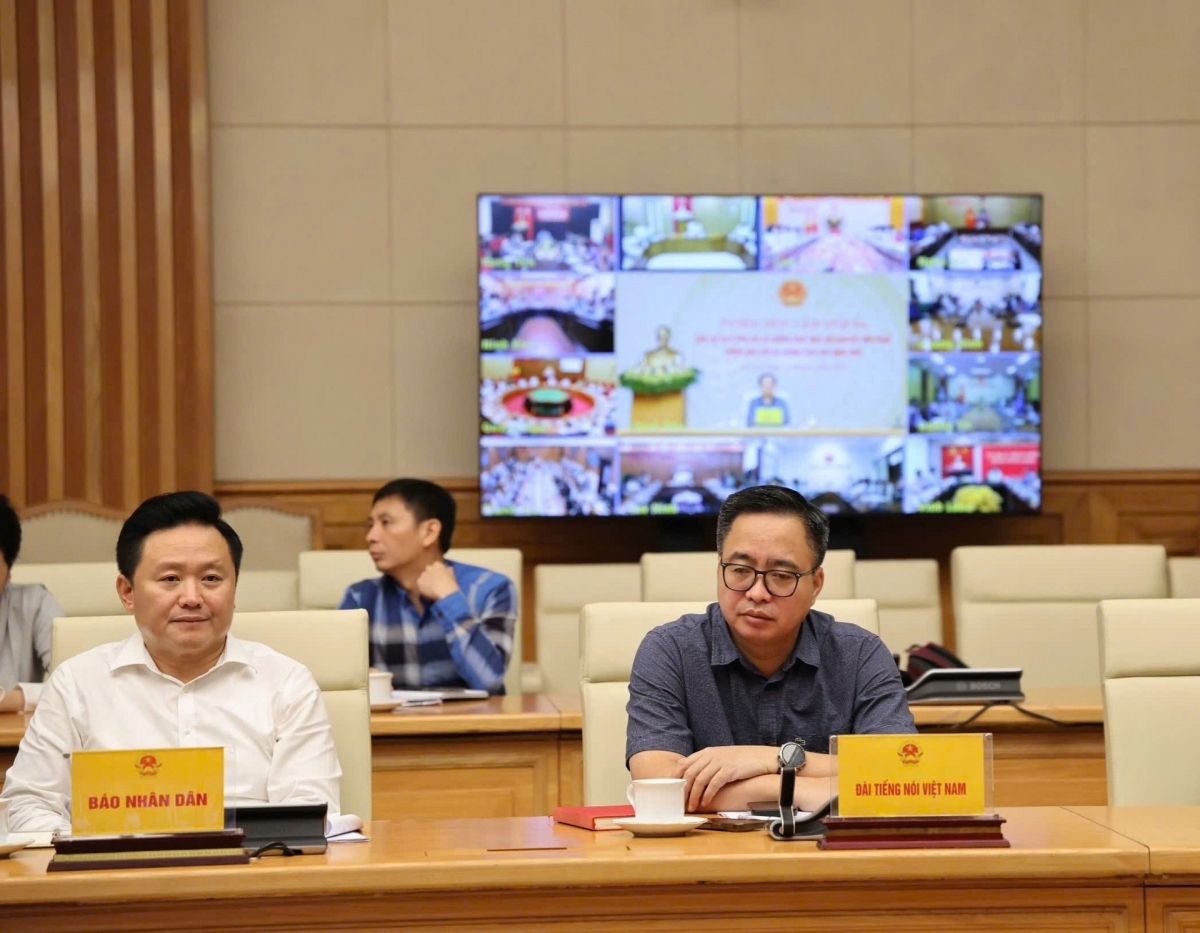 VOV Vice President Pham Manh Hung attends the session. (Photo: Van Hong/VOV)