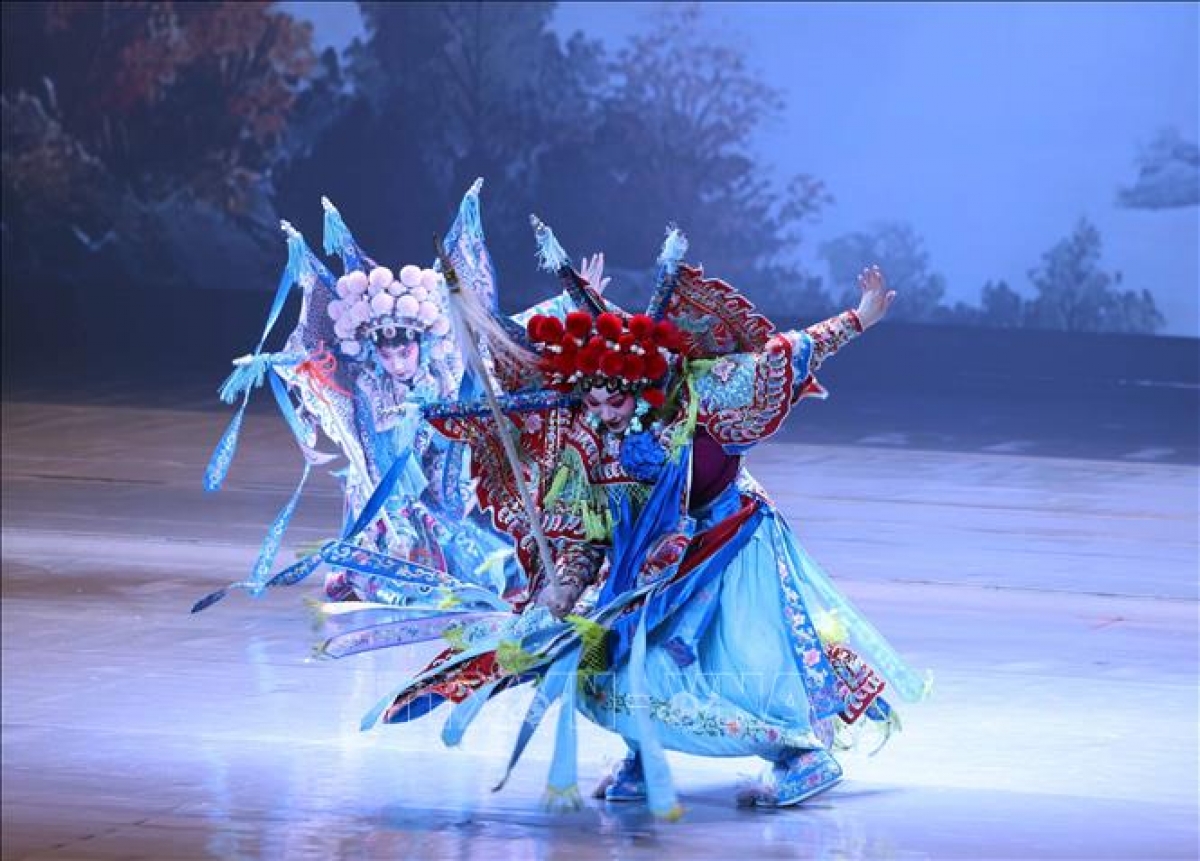 A performance at the Vietnam-China friendship art program