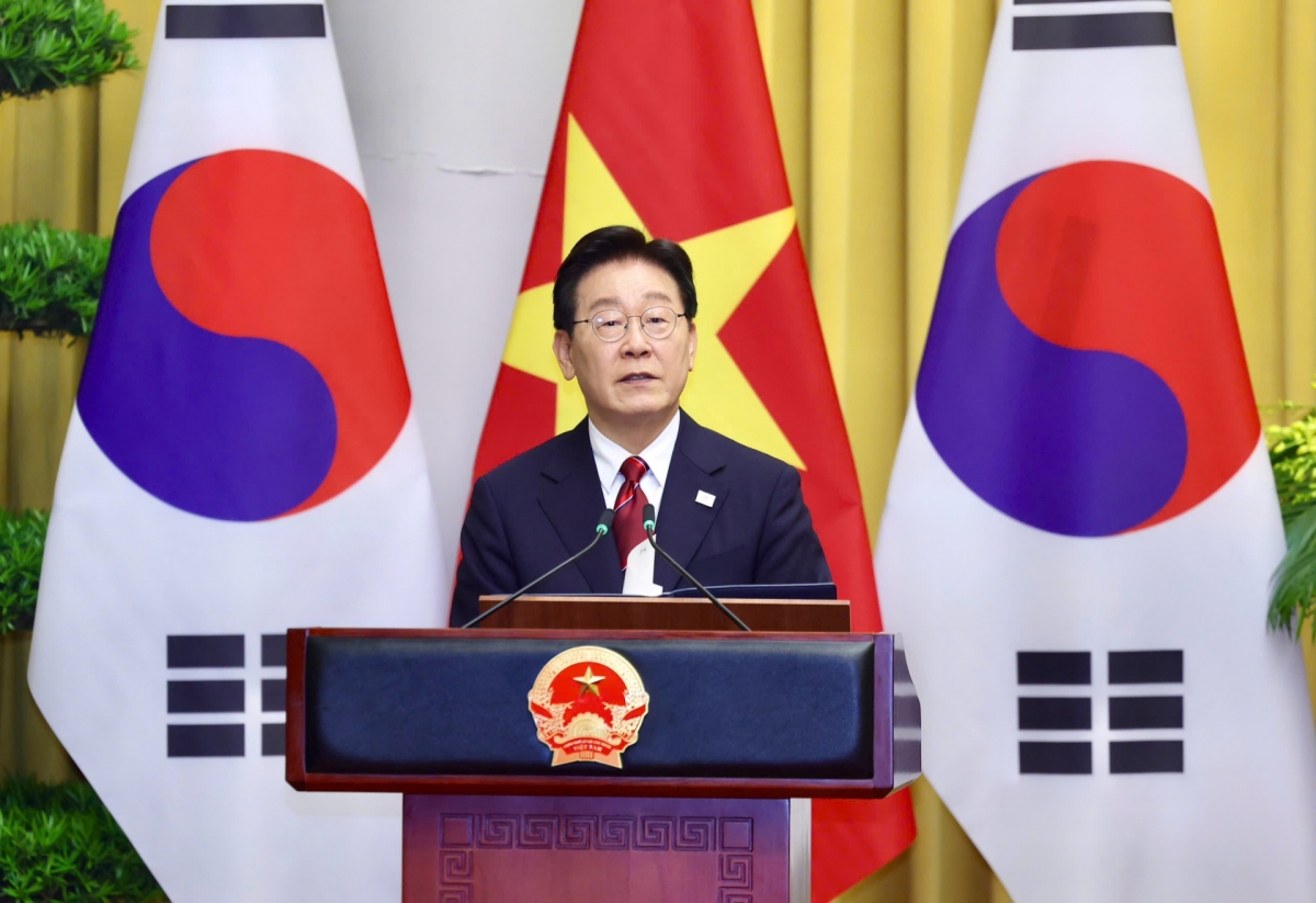 リー・ジェミョン大統領　写真：Văn Hiếu/VOV