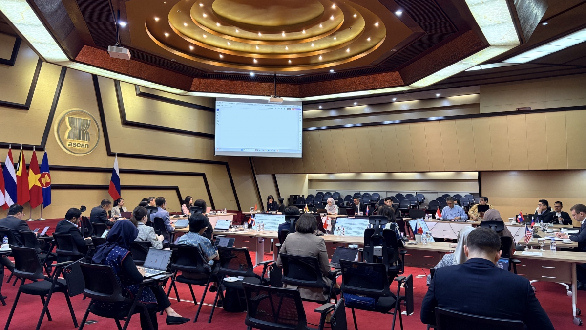  Cuộc họp lần thứ 24 Ủy ban Hợp tác chung cấp Đại sứ giữa ASEAN và Nga. Ảnh: Phạm Hà/VOV-Jakarta