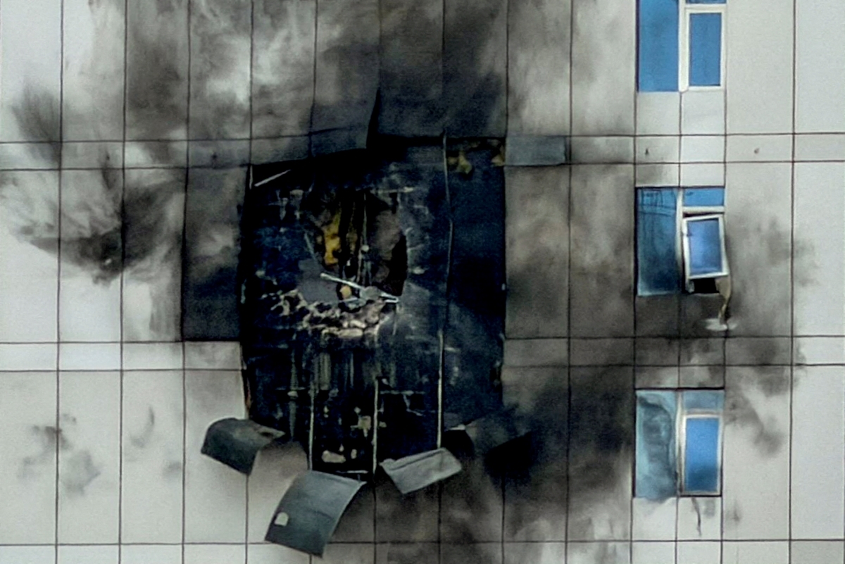 A building was damaged by an Iranian drone attack, after Israel and the US launched strikes on Iran, in Juffair, Manama, Bahrain, March 1, 2026. (Photo: REUTERS/Hamad I Mohammed)