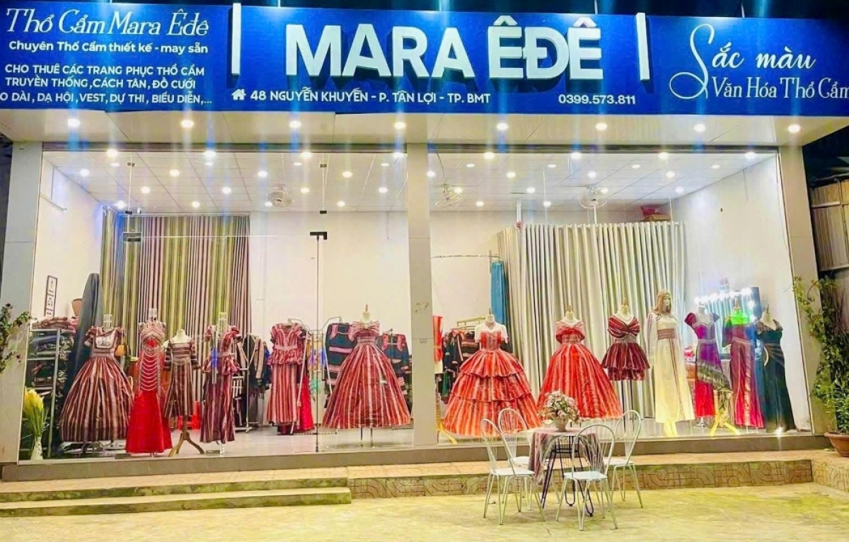 La boutique de H'Loang Mlô à Buôn Ma Thuôt. Photo: VOV