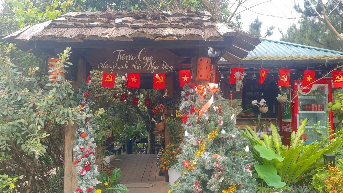 Un café à Ngoc Dông. Photo: VOV