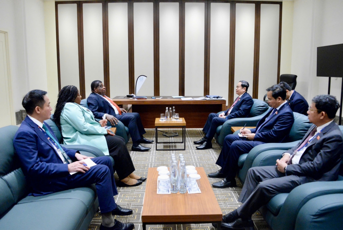 Pertemuan tersebut (Foto: Le Tuyet/VOV)