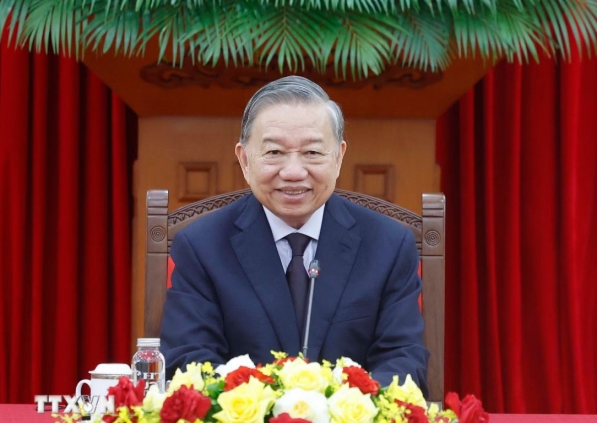 トー・ラム書記長・国家主席（写真：Thống Nhất/TTXVN）