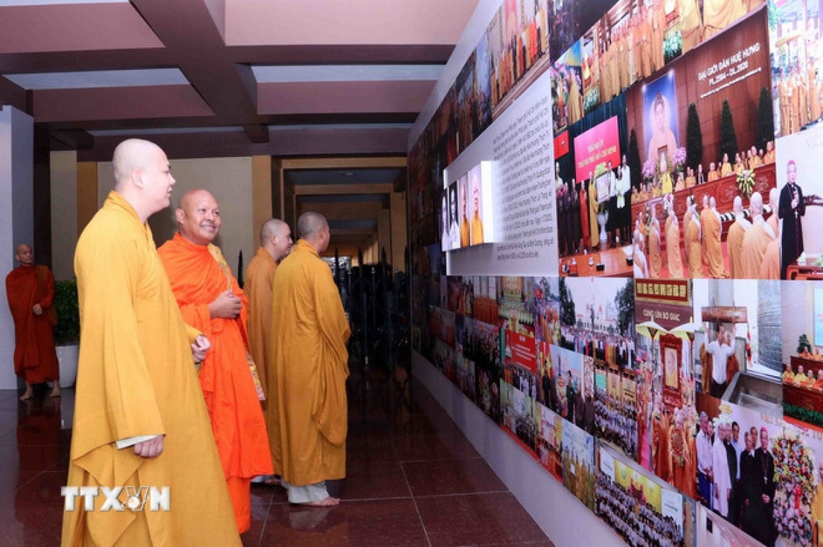 Blick auf die Ausstellung. (Foto: Xuan Khu/VNA)