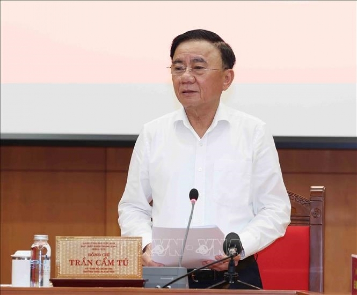 Thường trực Ban Bí thư Trần Cẩm Tú. Ảnh: TTXVN