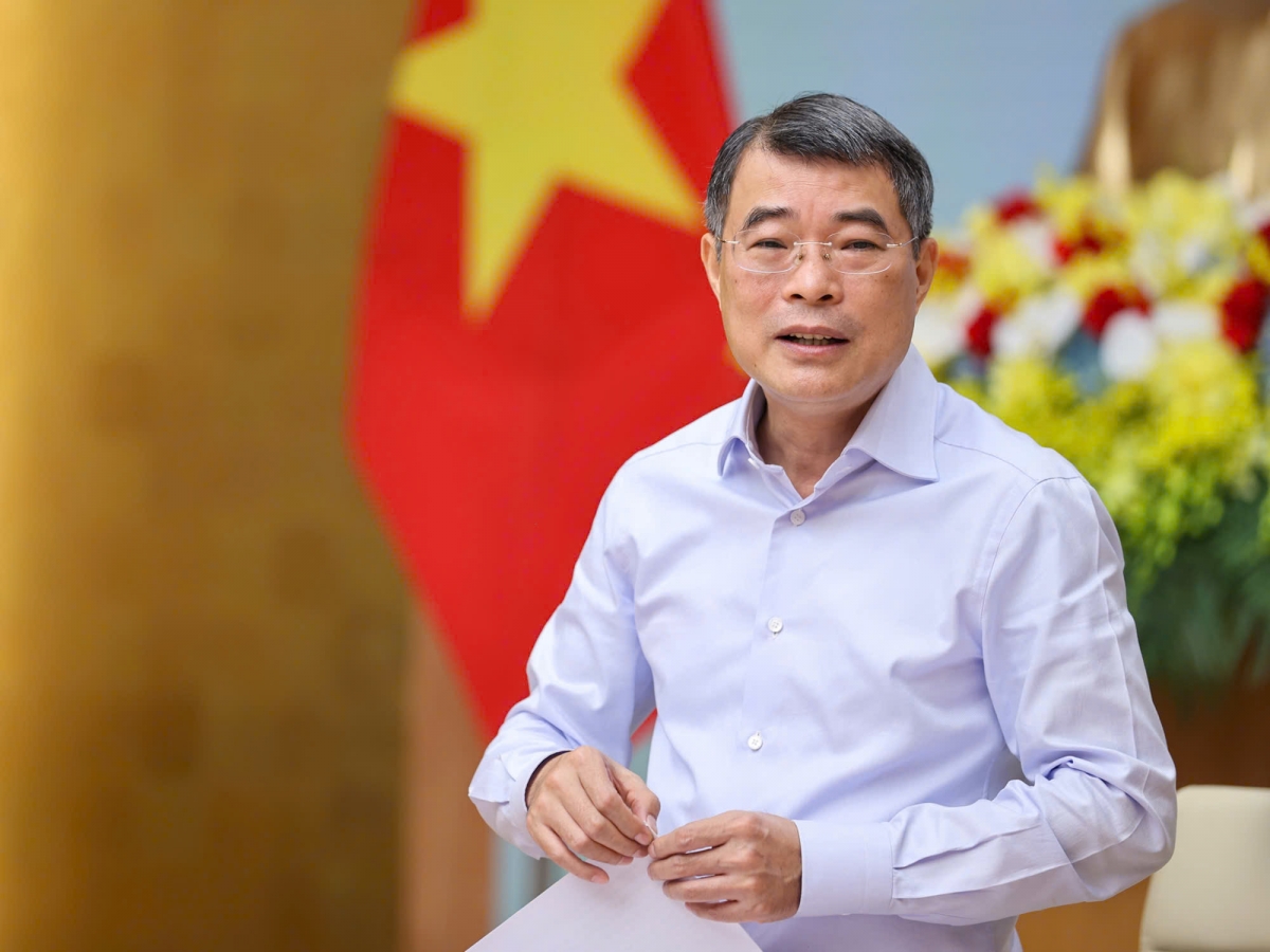 Thủ tướng Lê Minh Hưng phát biểu. Ảnh: VOV