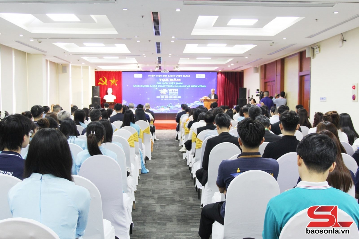 Conference on Vietnam's tourism applies AI for faster, ,sustainable development (Photo: Son La newspaper)