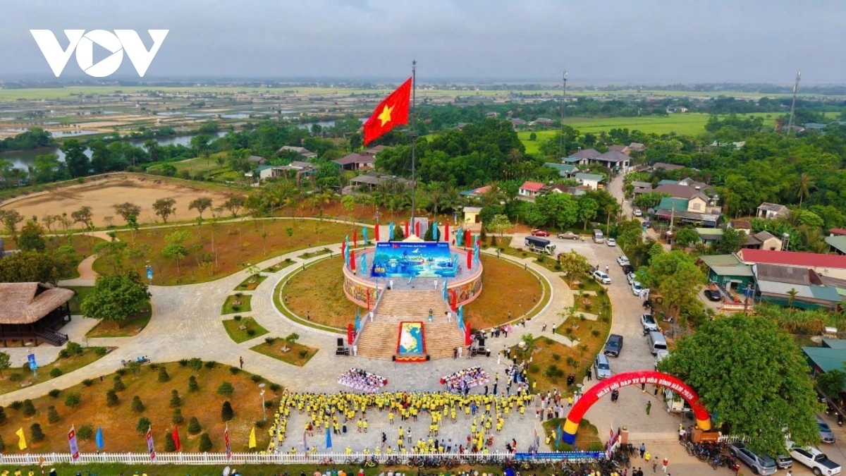 Lễ thượng cờ trong khuôn khổ chương trình. Ảnh: VOV